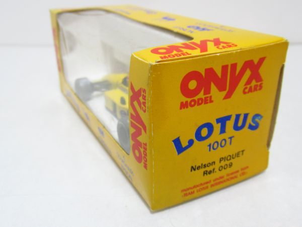 ONYX 1/43 LOTUS ロータス・100T F1カー ミニカー [skb0319]の画像5