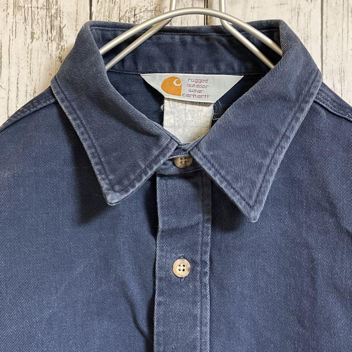 80s カーハート carhartt USA製 星タグ 三角タグ ワークシャツ 80s カーハート carhartt USA製 星タグ 三角タグ ワークシャツ