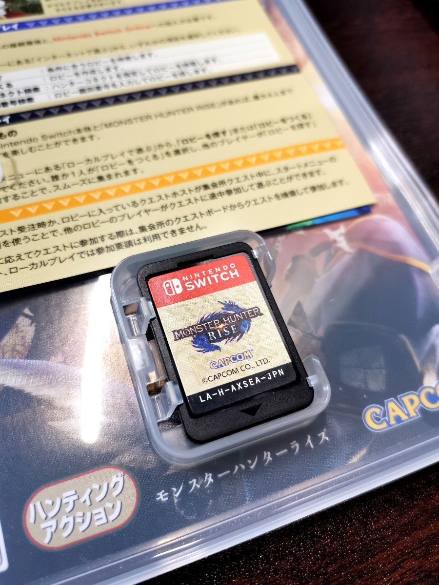 【送料無料】Nintendo Switch モンスターハンター RISE モンハン ライズ CAPCOM ニンテンドースイッチ ゲーム ソフト【動作確認済み】_画像3