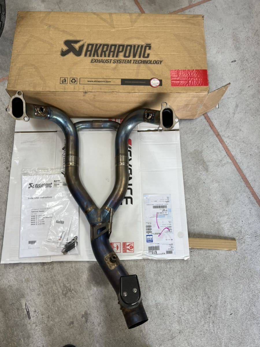アクラポビッチ AKRAPOVIC BMW R1250GS R1250RS R1250R 全社対応