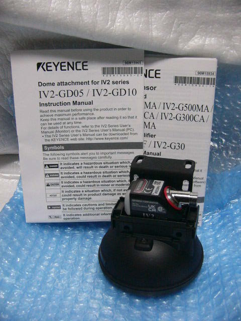 ★未使用★ Keyence IV2-G500MA + IV2-GD05 新型画像判別センサヘッド 白黒/AF仕様