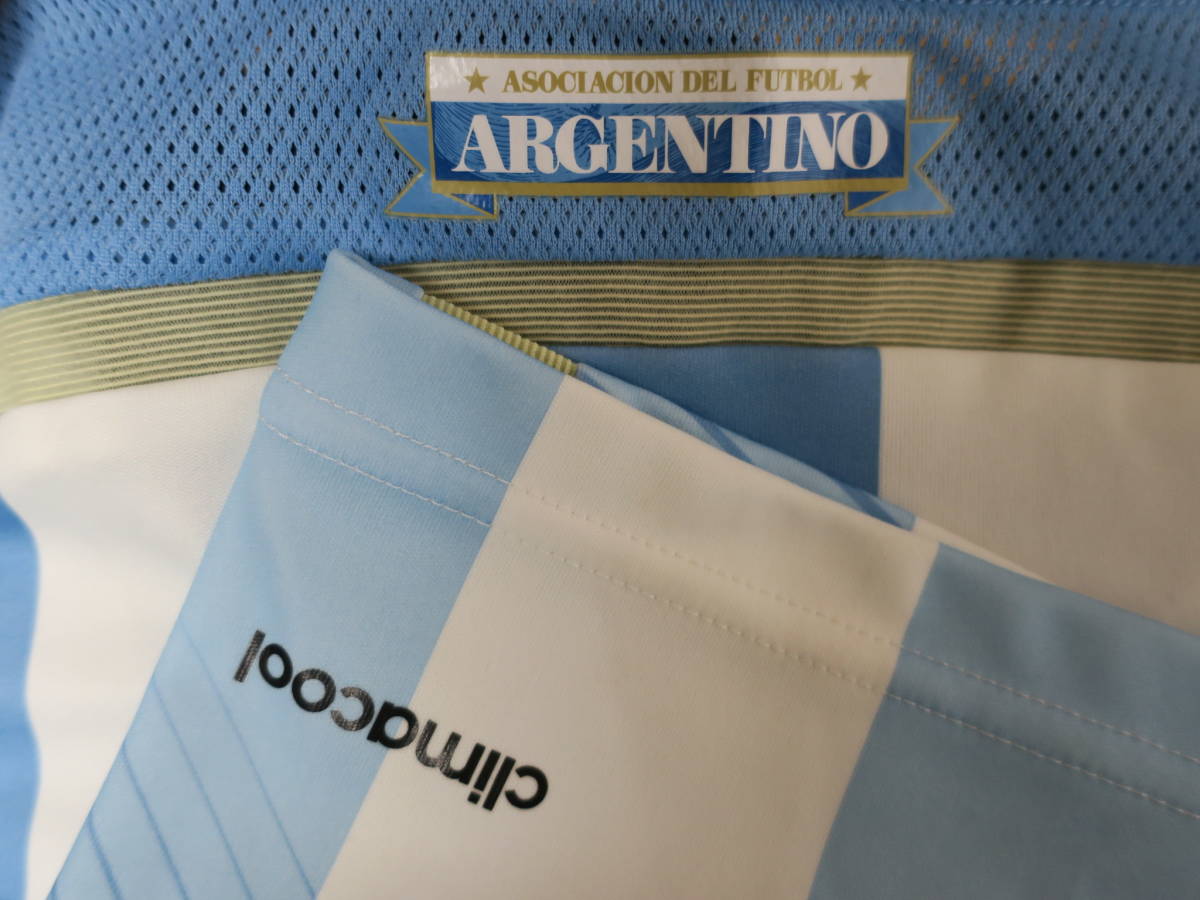 アルゼンチン 代表 2014 ホーム ユニフォーム S アディダス ADIDAS 送料無料 ARGENTINA サッカー シャツ_画像6