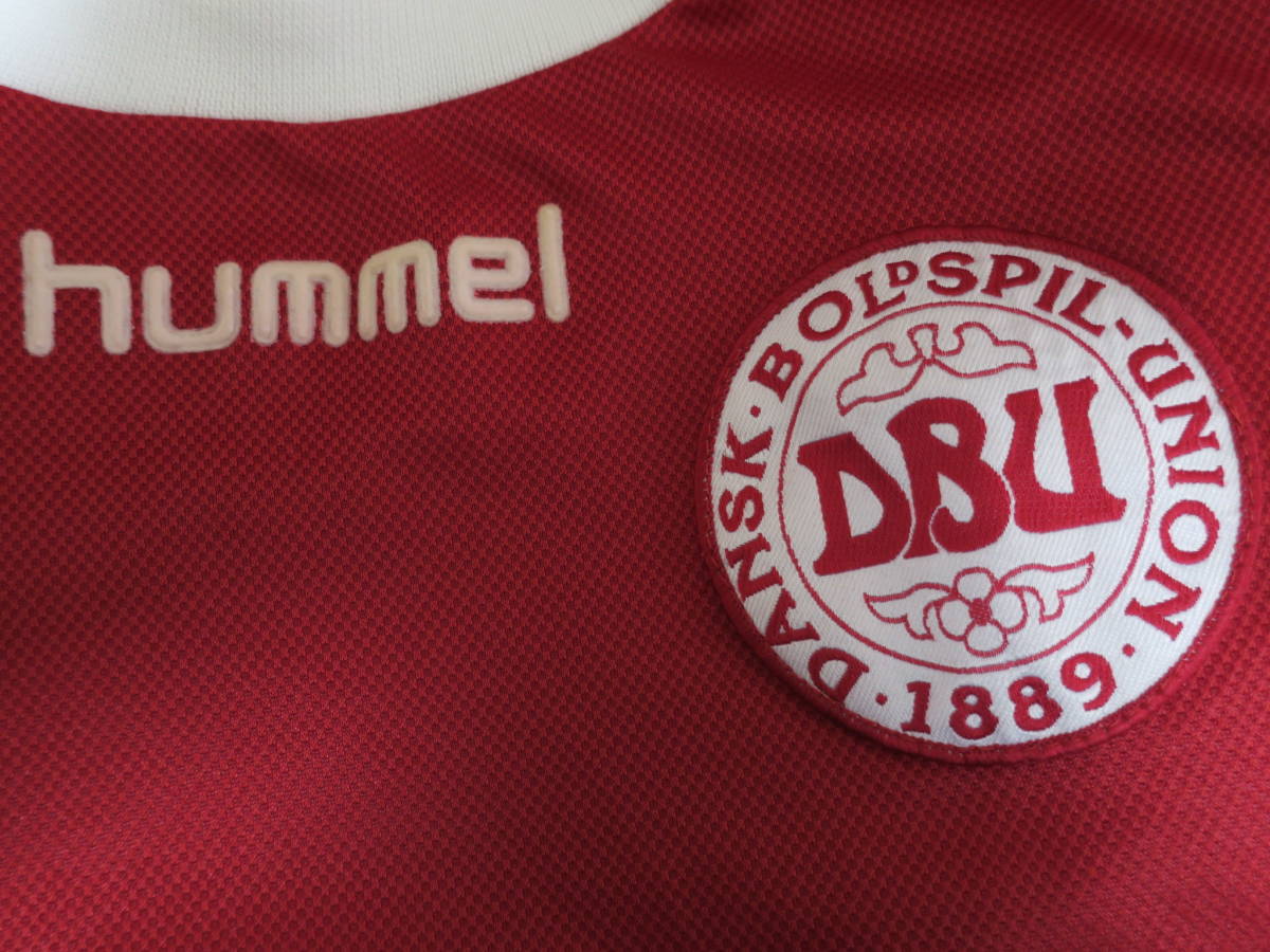 デンマーク 代表 02-03 ホーム ユニフォーム O ヒュンメル HUMMEL Denmark 日韓ワールドカップ サッカー シャツ_画像5