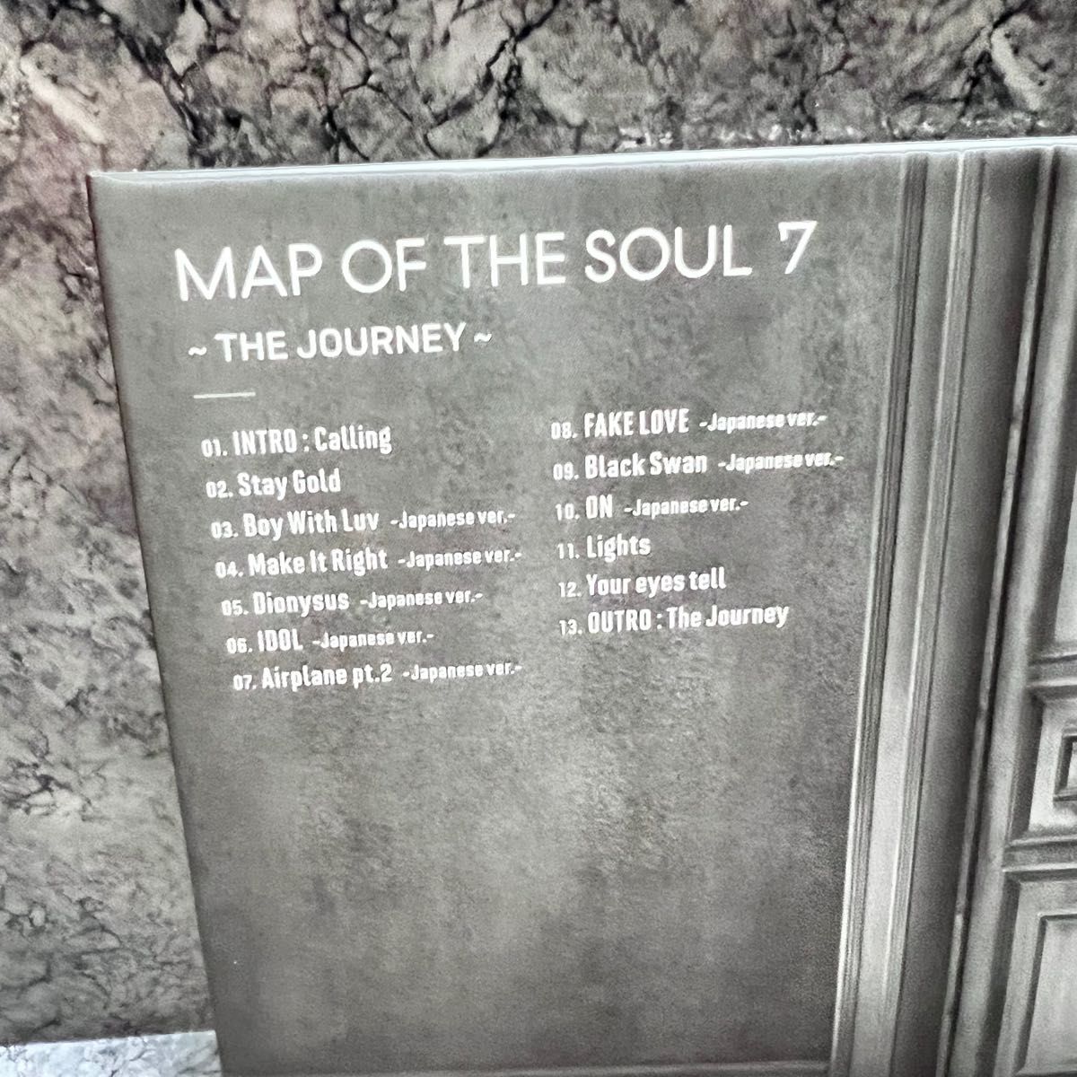 未使用】MAPOFTHESOUL7-THE JOURNEY初回C(CD×1/56pﾌｫﾄﾌﾞｯｸＡTYPE【BTS 公式ｱﾙﾊﾞﾑ