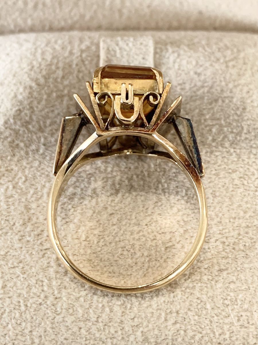 新しく着き K18インペリアルトパーズリング1.50ct - poumonquebec.ca