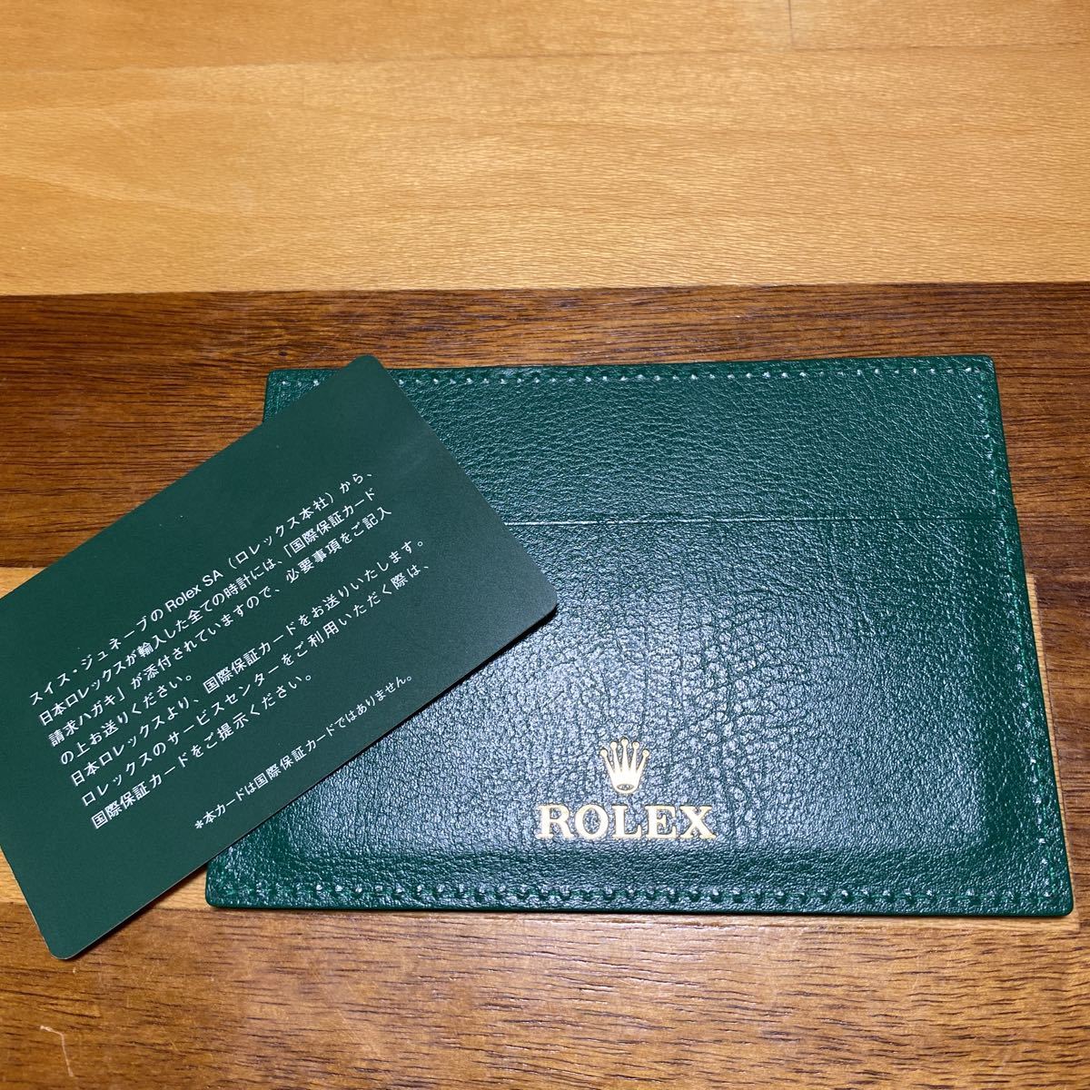 3055【希少必見】ロレックス カードケース Rolex_画像1