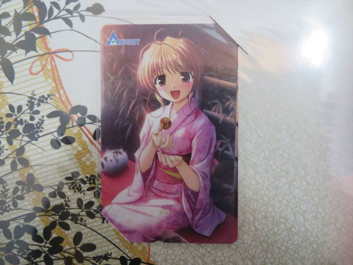 2009 comics market 76 August telephone card set AUGUST FORTUNE ARTERIAL four tune ate real telephone card 