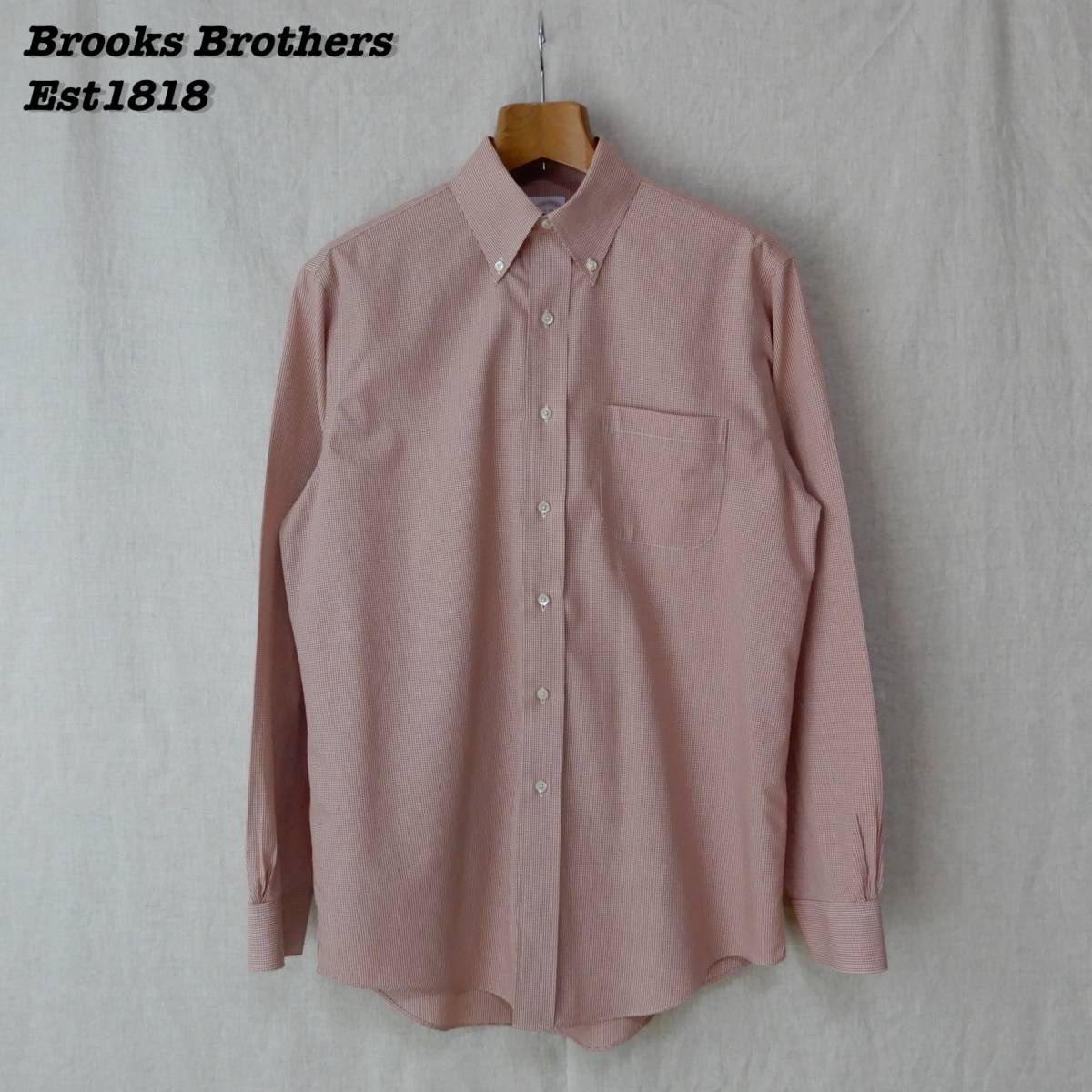 Brooks Brothers Est1818 Shirts 15-34 SHIRT23024 ブルックスブラザーズ ボタンダウンシャツ  スーピマコットン