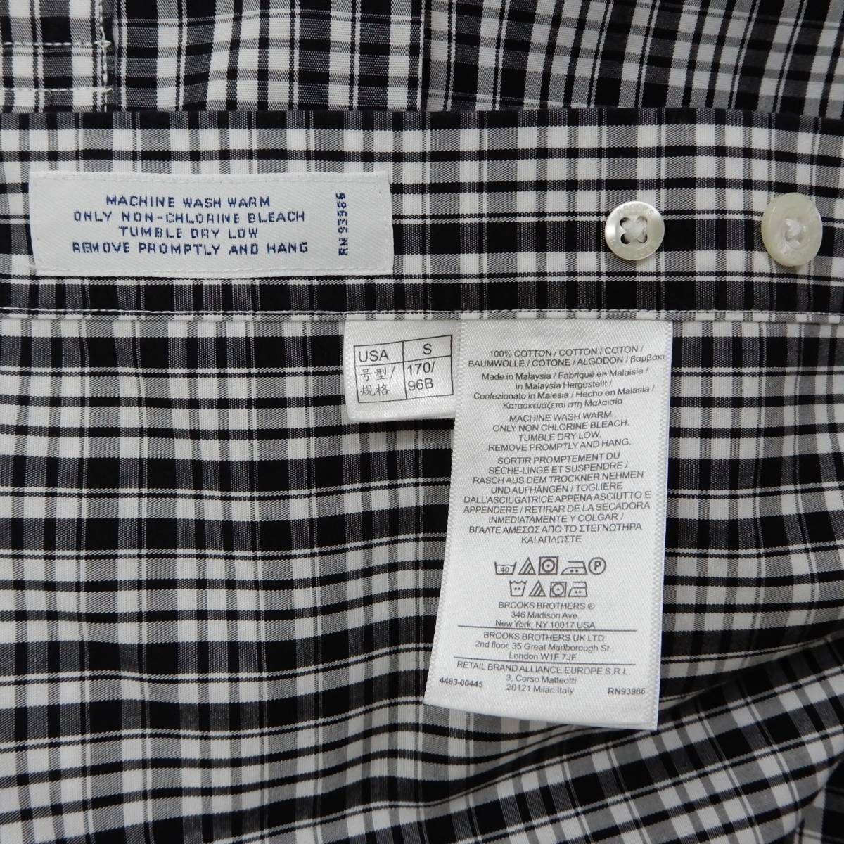 Brooks Brothers Est1818 Shirts S SHIRT23037 ブルックスブラザーズ ボタンダウンシャツ ポロカラーシャツ 長袖シャツ_画像8