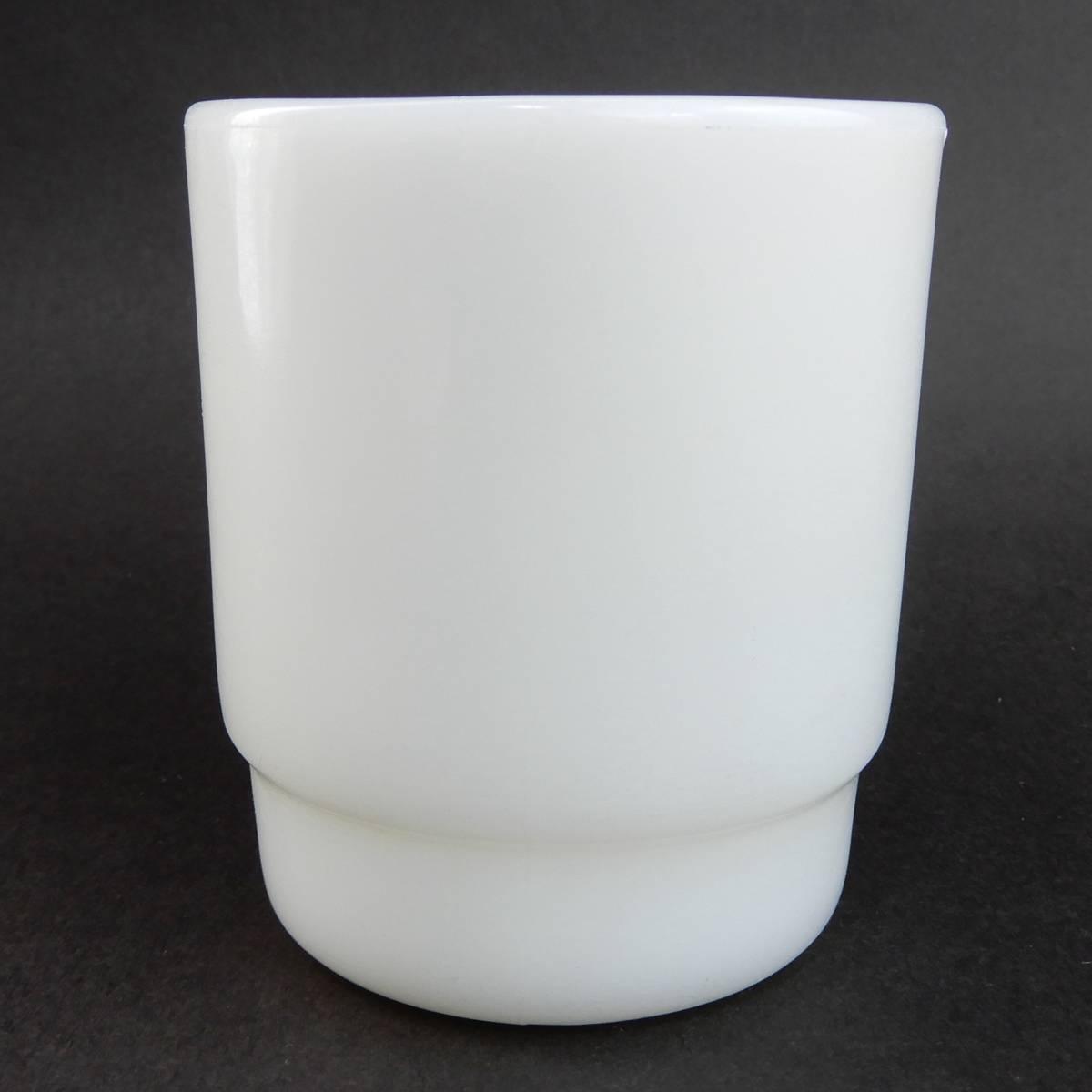 Fire King WHITE Stacking Mug Cup 1960s 1970s Vintage ファイヤーキング ホワイト スタッキング マグカップ 1960年代 1970年代