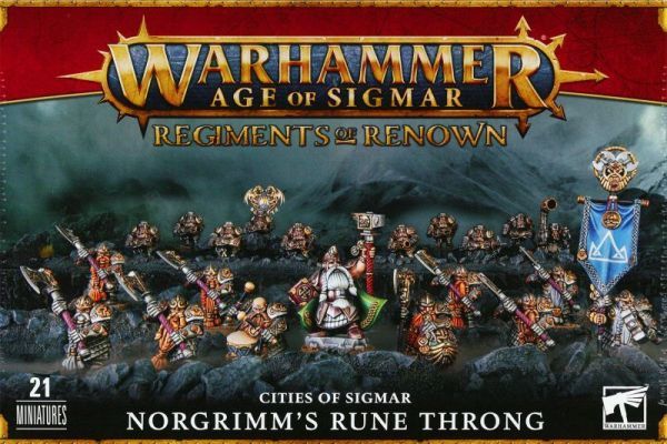 ◆【シグマーの城塞都市】ノルグリムのルーン総軍 NORGRIMM'S RUNE THRONG[71-86]ウォーハンマー