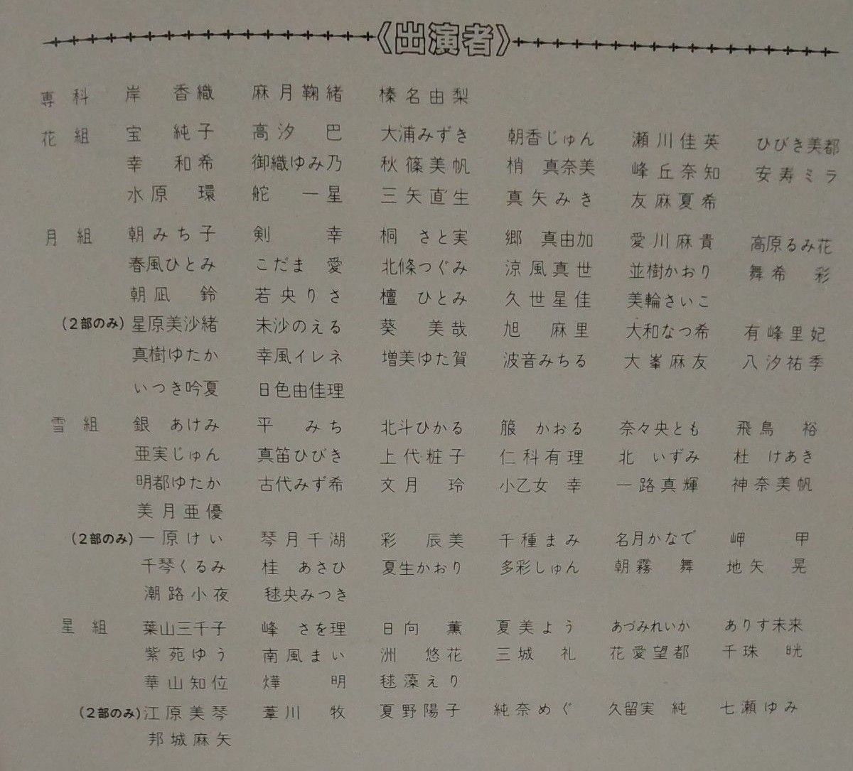 直筆サインあり) 宝塚歌劇団 第29回愛読者大会「タカラヅカ行進曲 直筆サインあり) 宝塚歌劇団 第29回愛読者大会「タカラヅカ行進曲