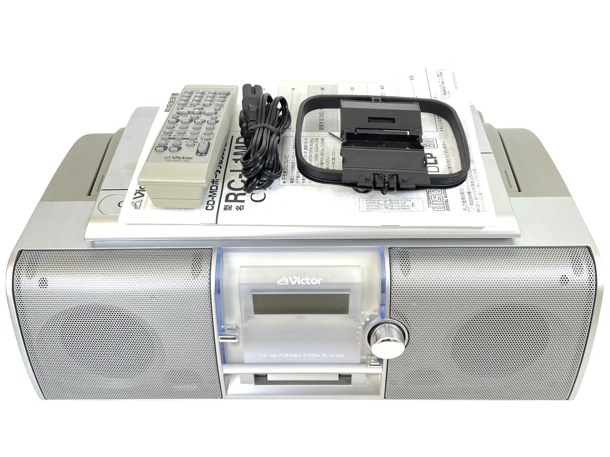 極上 リモコン付属 Victor ビクター JVCケンウッド RC-L1MD ラジカセ