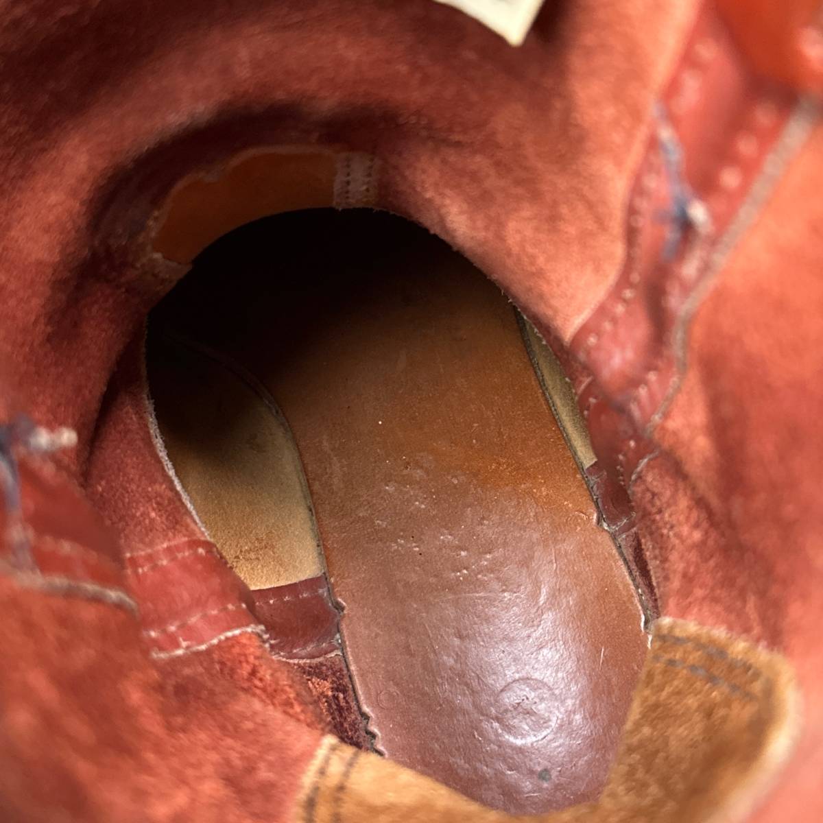 RED WING レッドウイング 8866 97年 両足犬タグ エラー品？ ペコスブーツ 7 E 米国製 25.0 25.5相当 レザーシューズ オロラセット_画像8