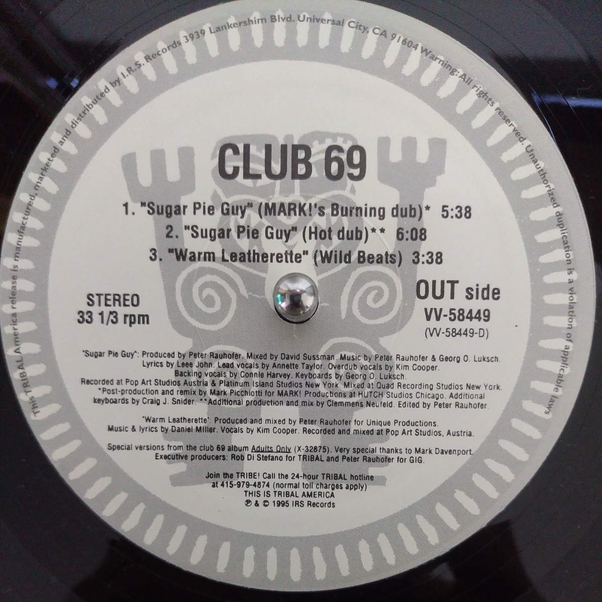 12inch2枚組　US盤シュリンク付/CLUB 69　SUGAR PIE GUY_画像3