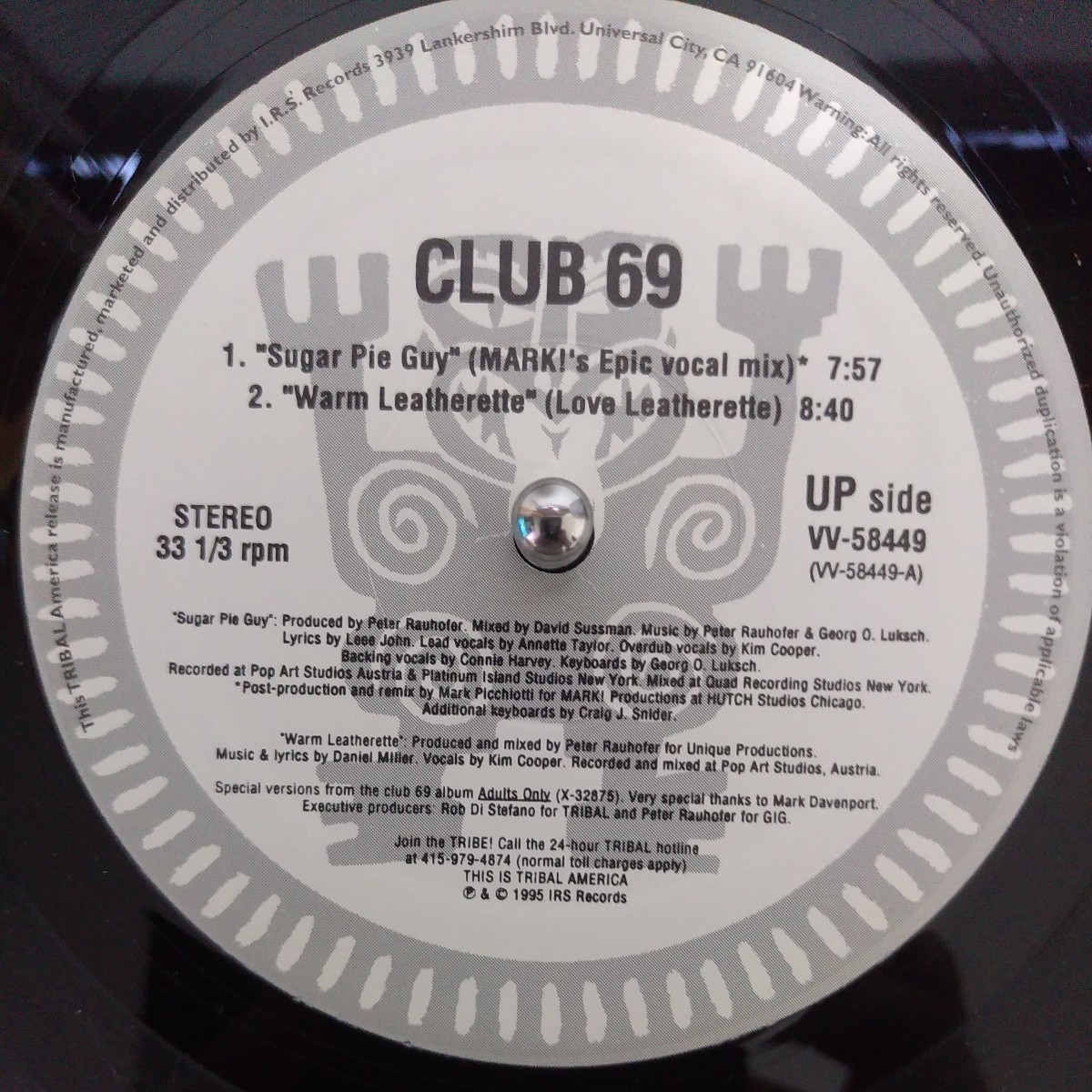 12inch2枚組　US盤シュリンク付/CLUB 69　SUGAR PIE GUY_画像4