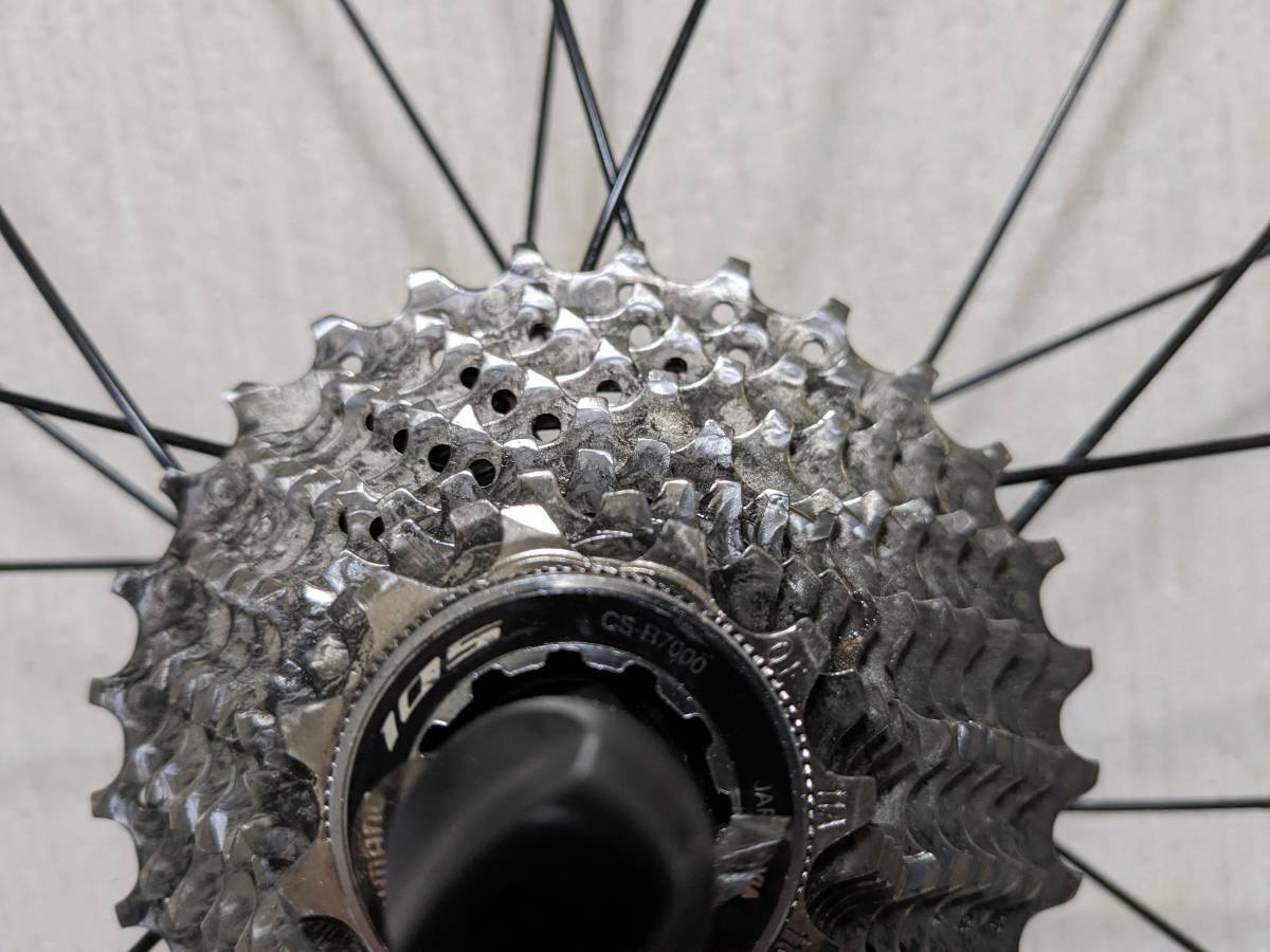 中古シマノ(SHIMANO)リアホイールWH-RS100, 700Cクリンチャーリムブレーキ(105スプロケ付