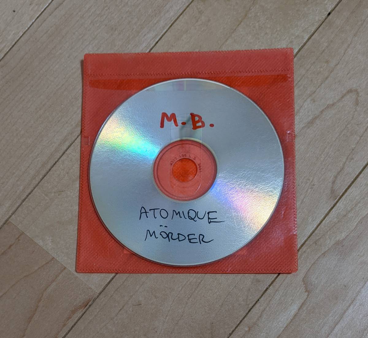 【ノイズ/MAURIZIO BIANCHI】M.B./ATOMIQUE MORDER ARTIST SELF RELEASED 超限定CDR_画像1