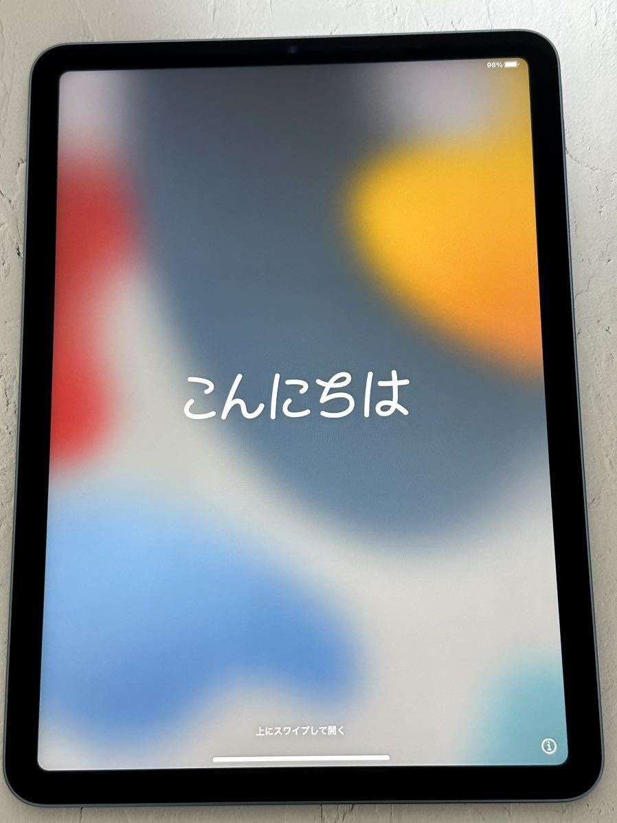 美品 iPad Air 第5世代 64GB スカイブルー Apple Wi-Fiモデル 保証期間