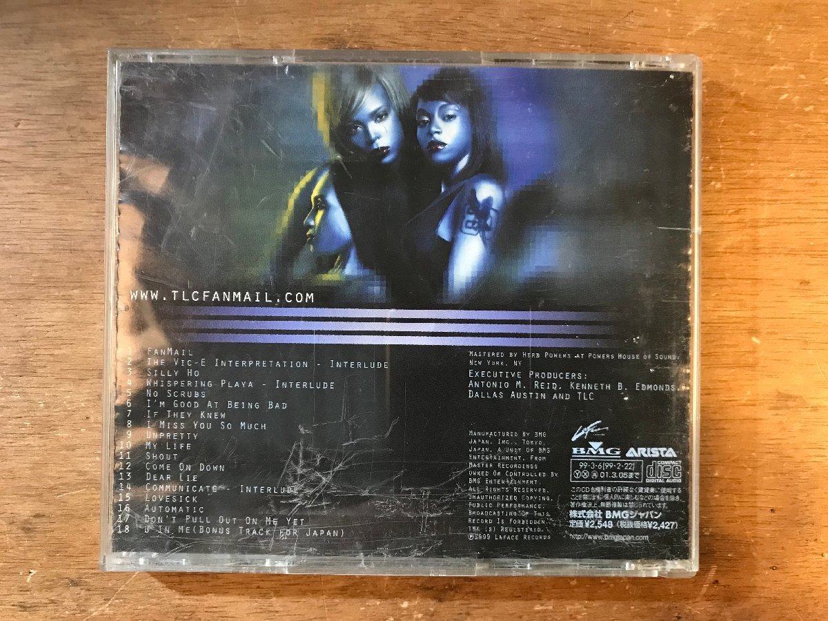 DD-9146 ■送料無料■ TLC FANMAIL TLC-Skee ティーエルシーR&B ヒップホップ ソウル ファンク ポップス ダンス 他 CD 音楽 MUSIC /くKOら_画像2