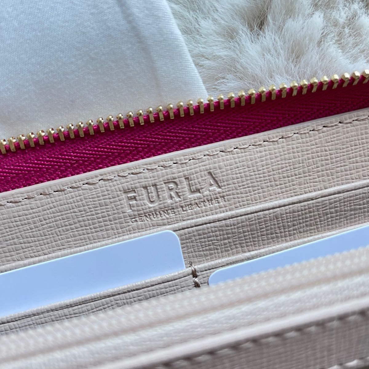 新品未使用 フルラ スリム長財布 furla バビロン 本革ピンク|PayPayフリマ
