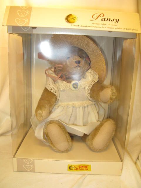 シュタイフ/Steiff☆2005年USA限定☆「PANSY アンティーク風 シュタイフ/Steiff☆2005年USA限定☆「PANSY アンティーク風