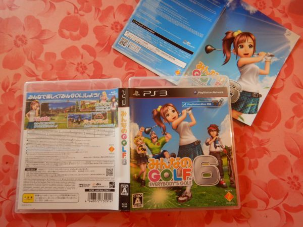 PS3 ソフト　みんなのGOLF6 ゴルフ6 プレイステーション3 プレステ3　ゲーム_画像1