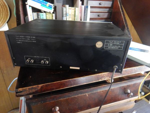 新日本電気　NEC ステレオカセットデッキ ジャンク　動作セス　AUK-5300 DianGo STEREO AMPLIFIER 40X30H14CM MADE IN JAPAN 日本製_画像2