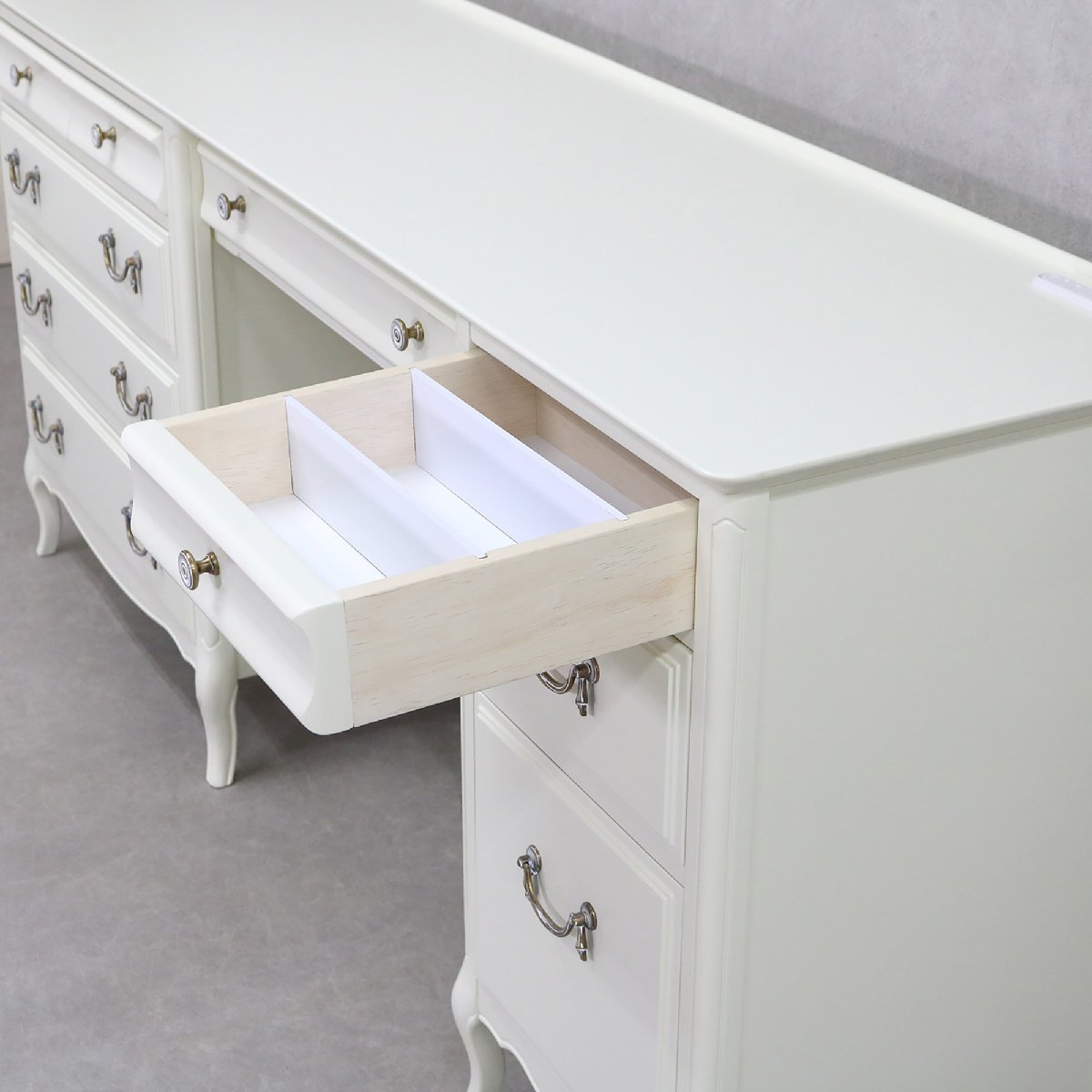 TOKAI KAGU/ Tokai furniture industry MilanaW mirror naW dresser desk 160 2 point set ( desk 160* mirror ) Manufacturers direct delivery commodity installation included 