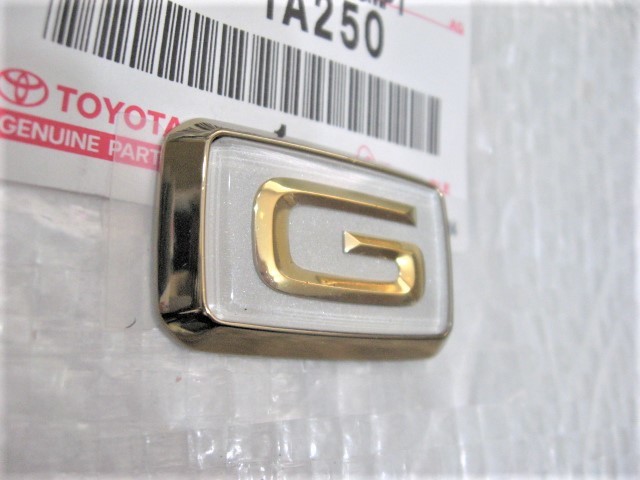 ★希少 Gマーク トヨタ カローラ・スプリンター AE110 AE114 CE110 CE114 TOYOTA 新品 75444-1A250 取付車種不明 エンブレム 1点 旧車_画像3