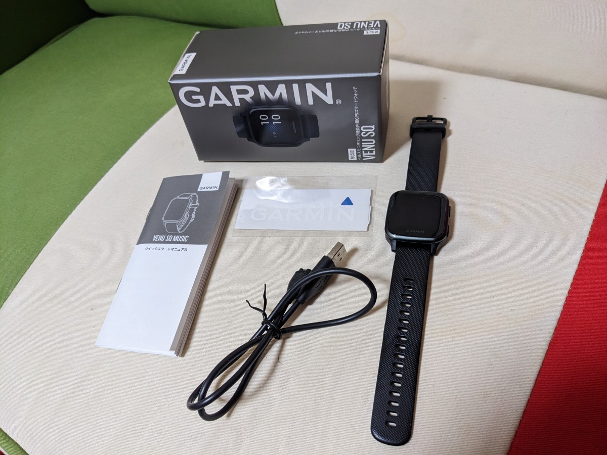 GARMIN VENU SQ MUSIC Black/Slate 国内正規品 ガーミン スマート