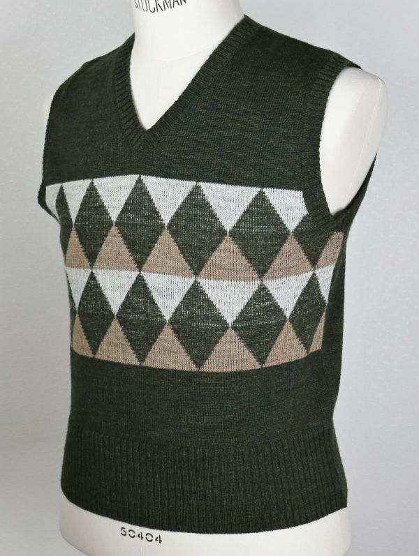 BUTCHER PRODUCTS ブッチャープロダクツ ARGYLE VEST アーガイル ニット ベスト 42 at last&co at last b6327_画像3