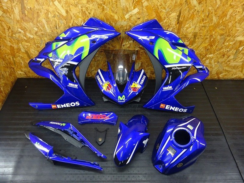 230302】YZF-R3(RH07J-006)□ カウルセット アッパー/サイドカウル
