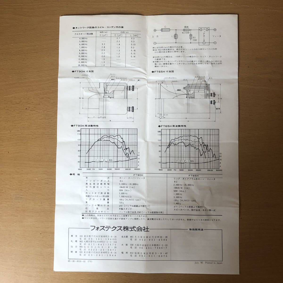 美品】FOSTEX フォステクス FT90H|Yahoo!フリマ(旧PayPayフリマ) 美品】FOSTEX フォステクス FT90H|Yahoo!フリマ(旧PayPayフリマ)