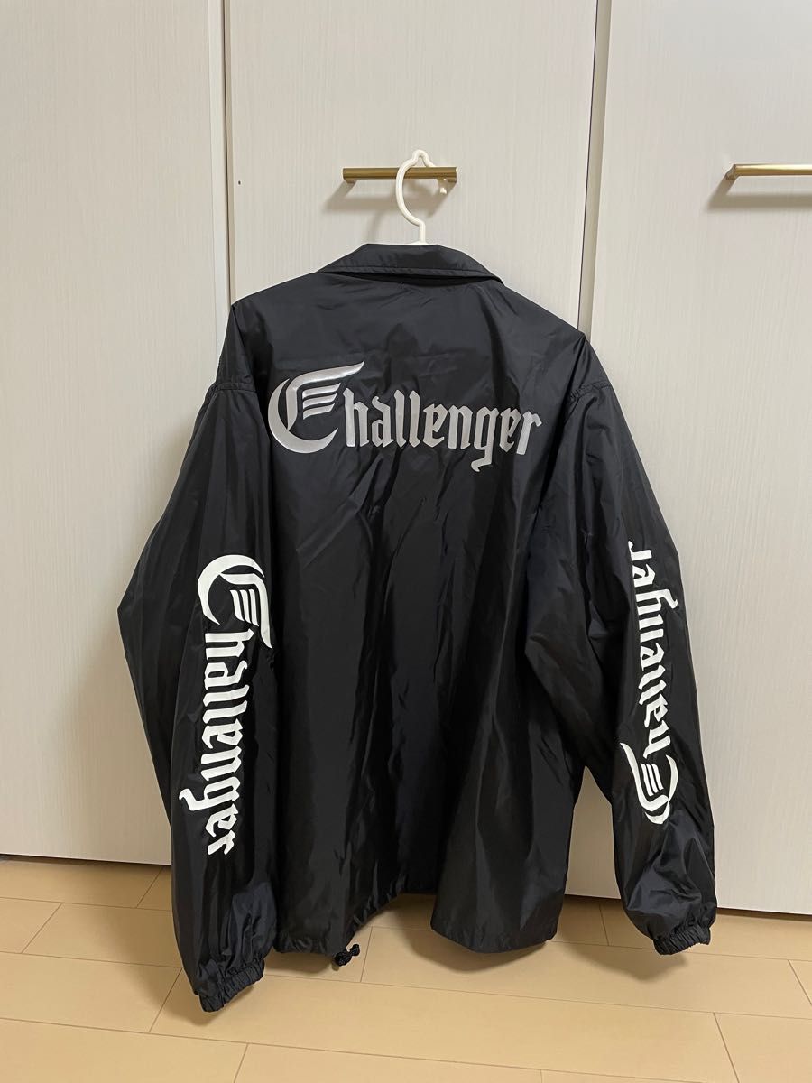 CHALLENGER VLACK ANNIV.COACH JACKET チャレンジャー　コーチジャケット　ボアなし　黒　XL