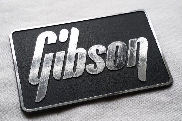 70年代 ヴィンテージ Gibson ギブソン ロケットケース用 ロゴプレート