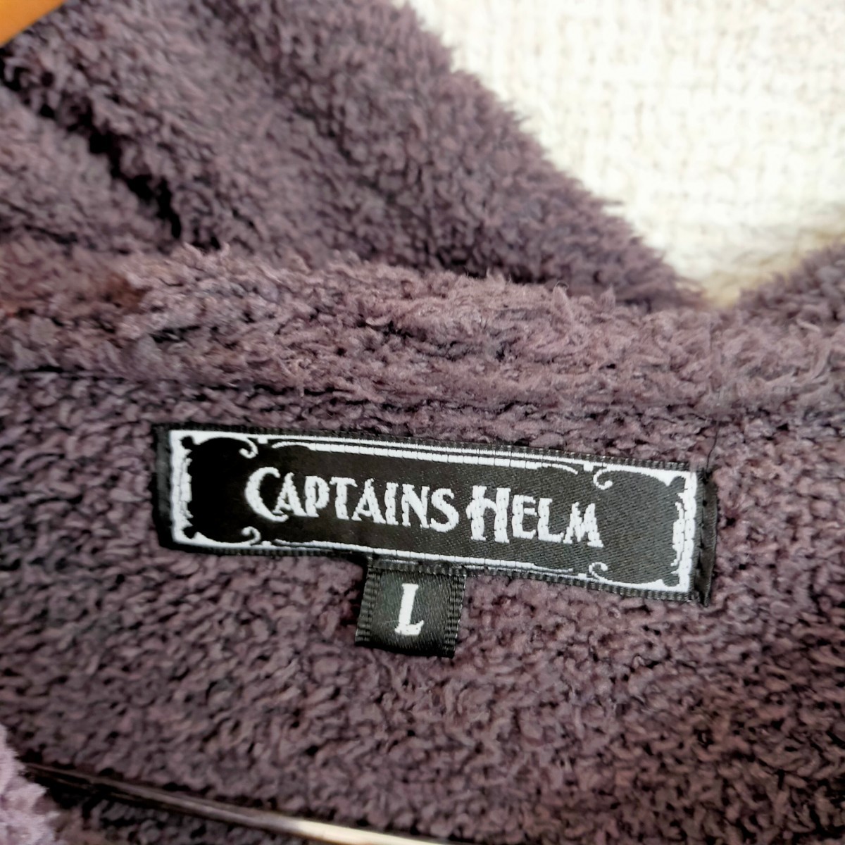 Captains Helm キャプテンズヘルム パイルフリースパーカー フーディ L チャコールグレー_画像3