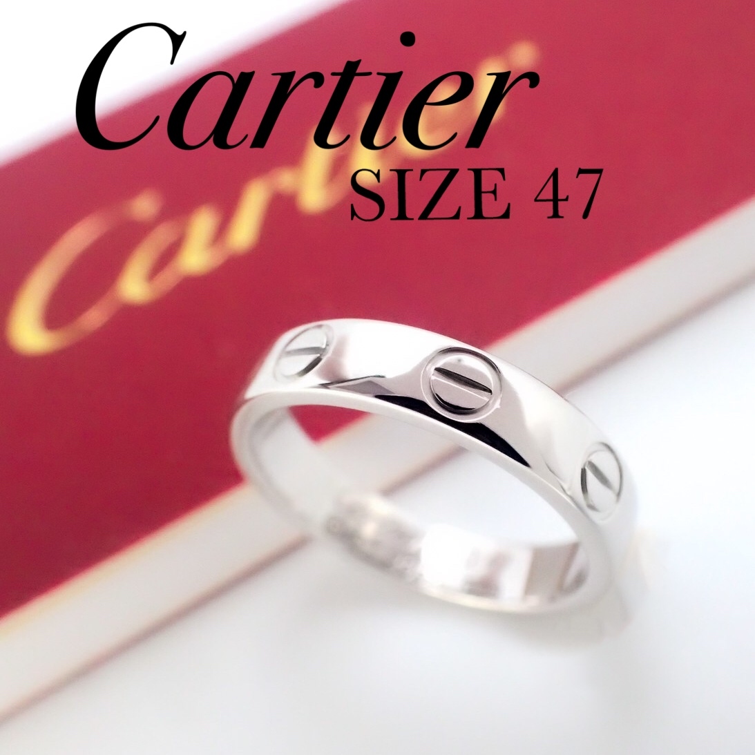 正規店仕入れの カルティエ Cartier カルティエ K18WG天然ダイヤモンド