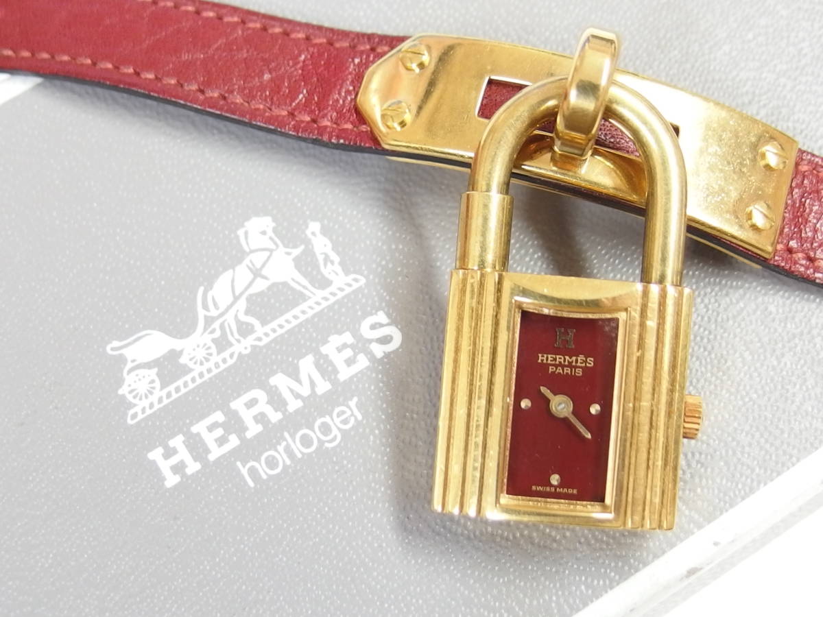 新しい季節 HERMES エルメス ○T刻印 /B6261 ボルドー×ゴールド ケリー