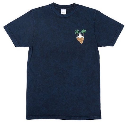 Ripndip Boobcuzzi T-Shirt Royal Mineral Wash L Tシャツ_画像2