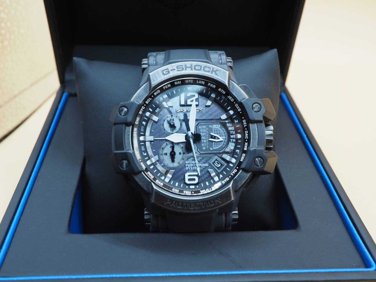  CASIO G-SHOCK GPW-1000V-1AJF SKY COCKPIT GPSハイブリッド電波ソーラー 中古美品_画像2