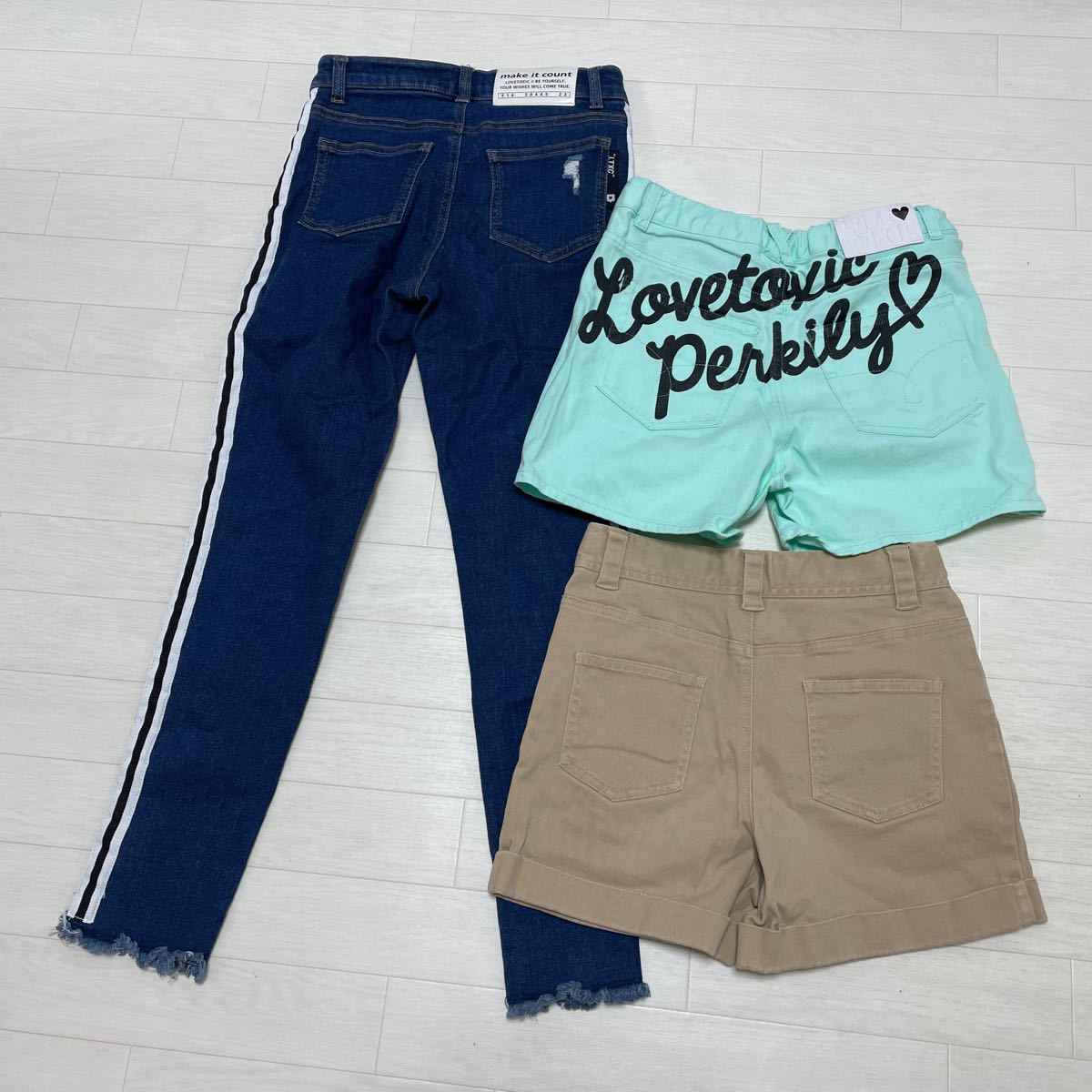 Lovetoxic Rav toki Schic Junior girl set sale set sale jacket Parker pants 6 point set M150