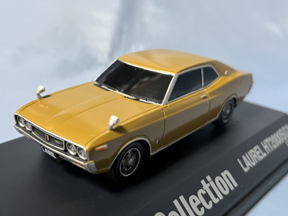  Aoshima made 80,s collection Nissan Laurel HT 2000 SGX 1973 year Brown 1/43