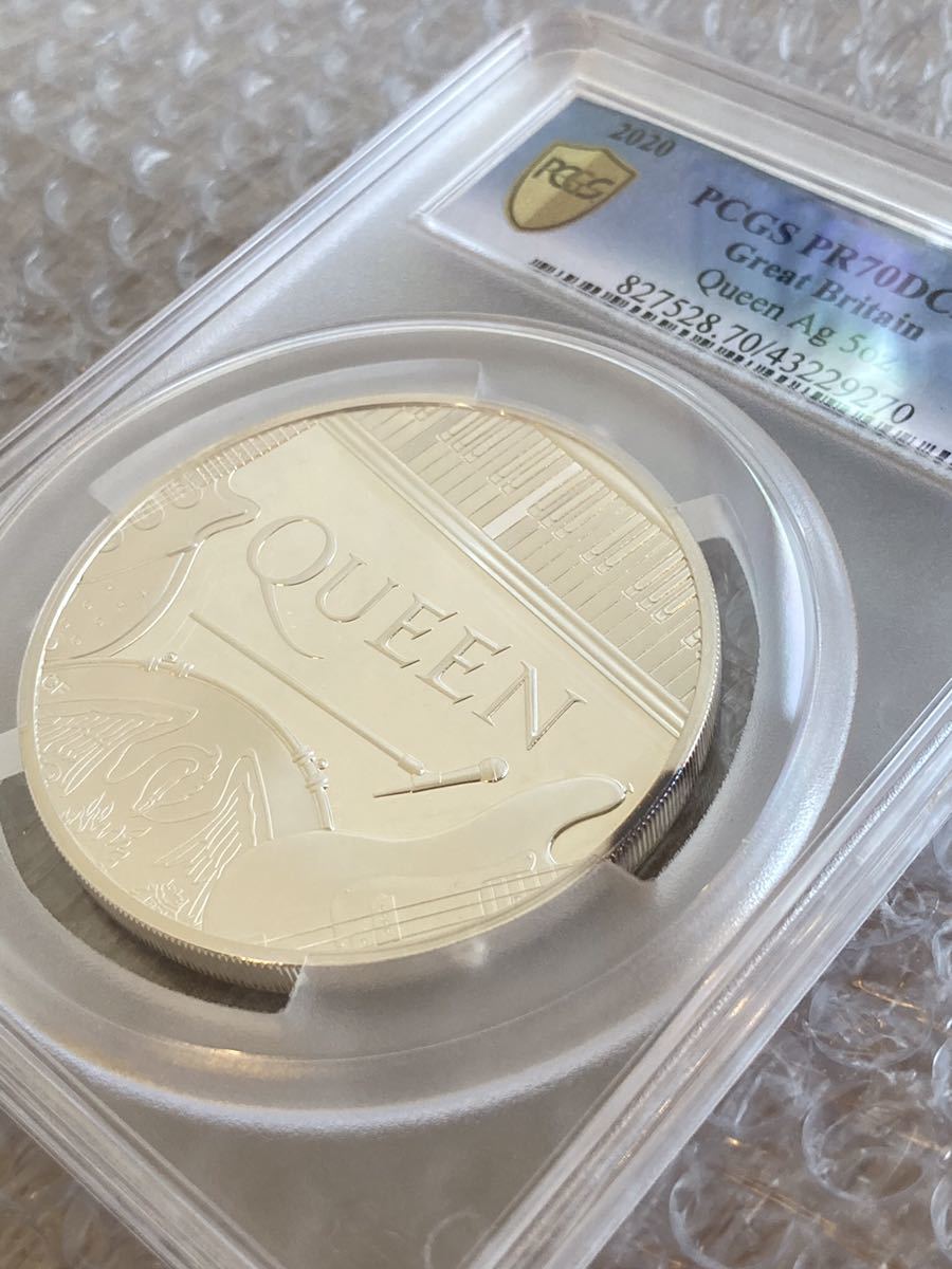 世界で5枚 PCGS70鑑定】QUEEN 5oz ミュージック レジェンド クイーン 5