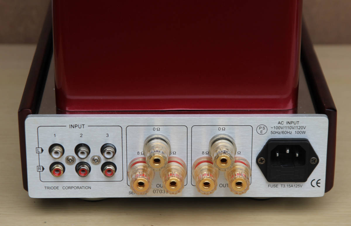 TRIODE Try o-doTri high grade tube amplifier TRV-A88SE manual attaching sound out has confirmed pre-main amplifier 