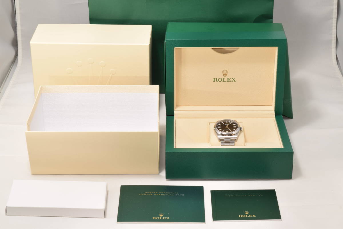 極美品 ROLEX ロレックス オイスターパーペチュアル ref.124300 ブラック