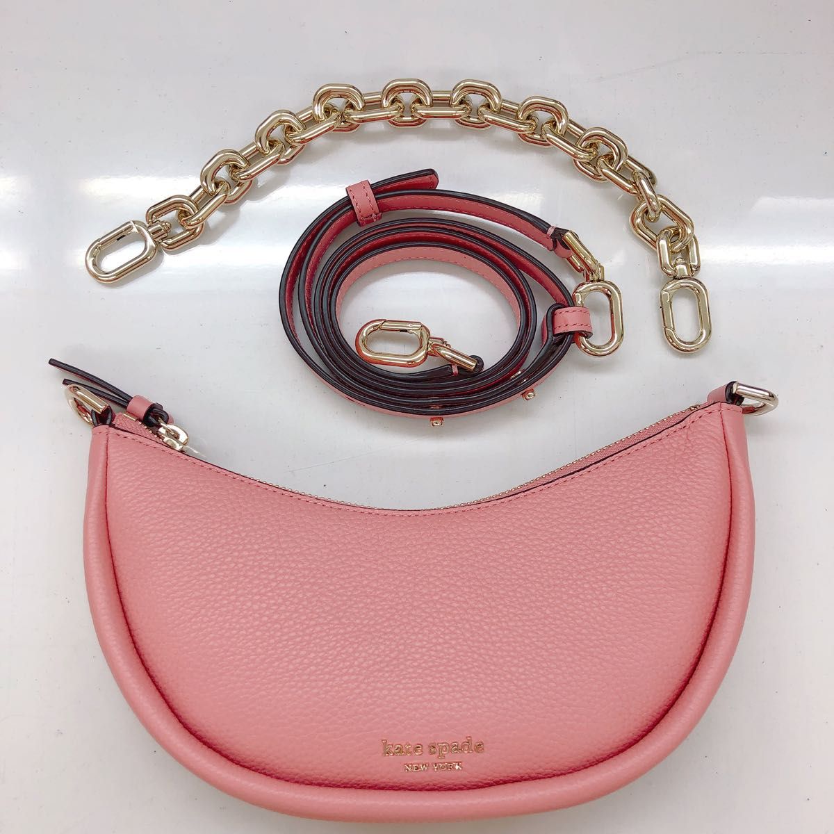 kate spade new york ケイトスペード kate spade スマイル クロスボディ ショルダーバッグ チェーン