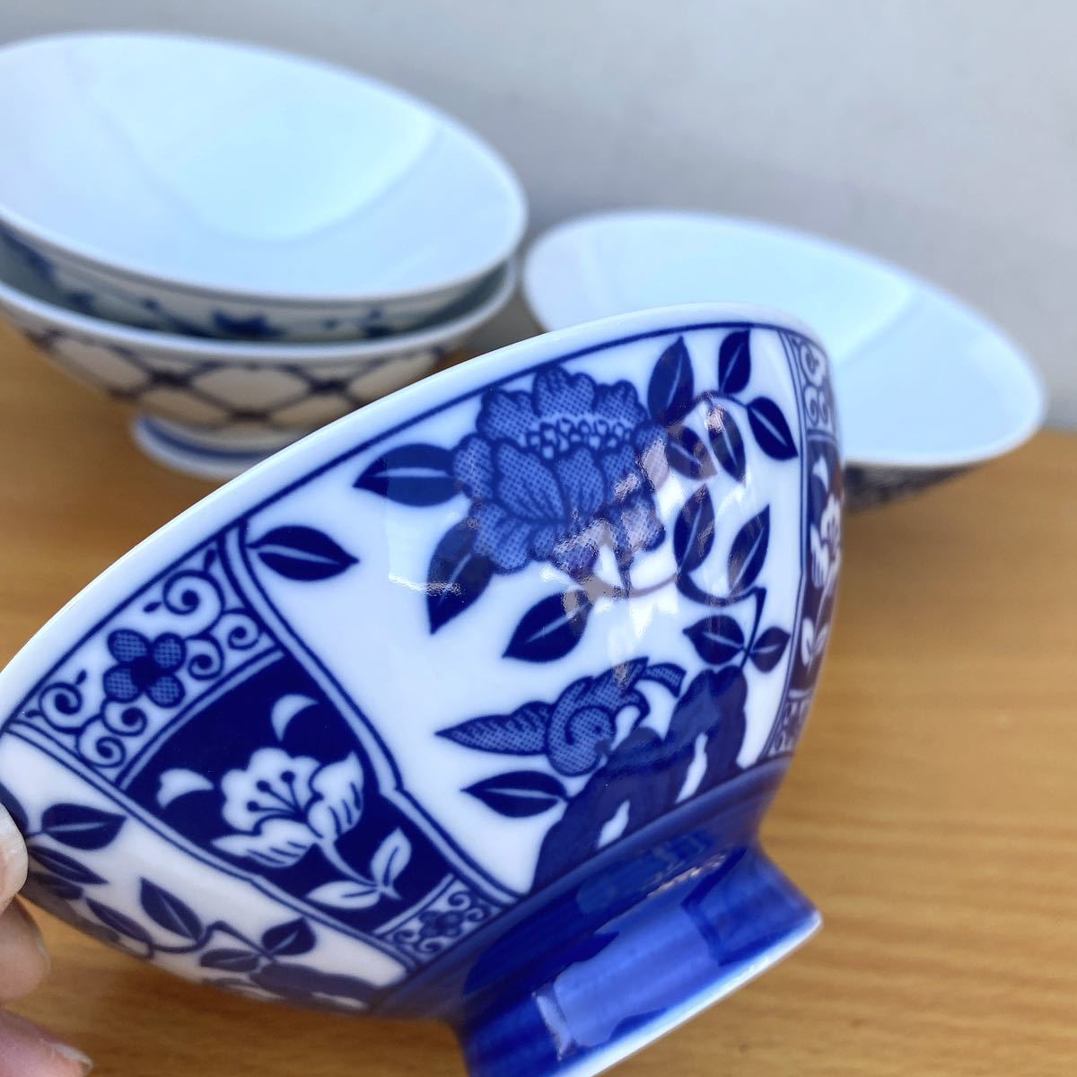 未使用品 飯碗/茶碗 ５客 在銘 日本の陶器の画像3
