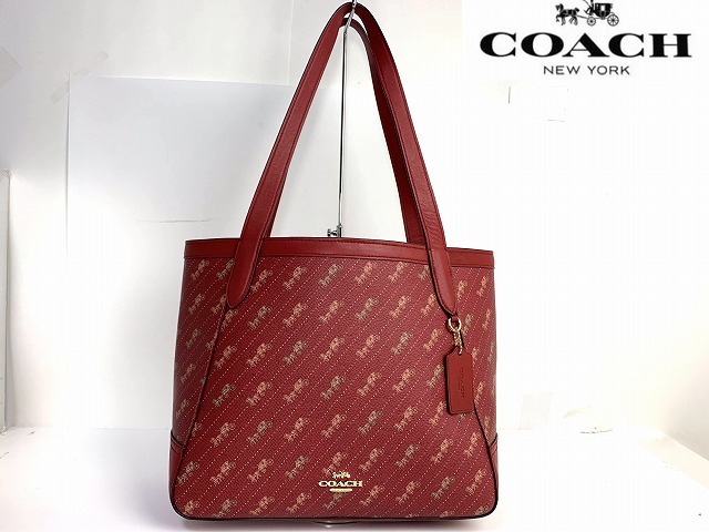 極美品 送料無料 コーチ COACH ホース アンド キャリッジ ドット