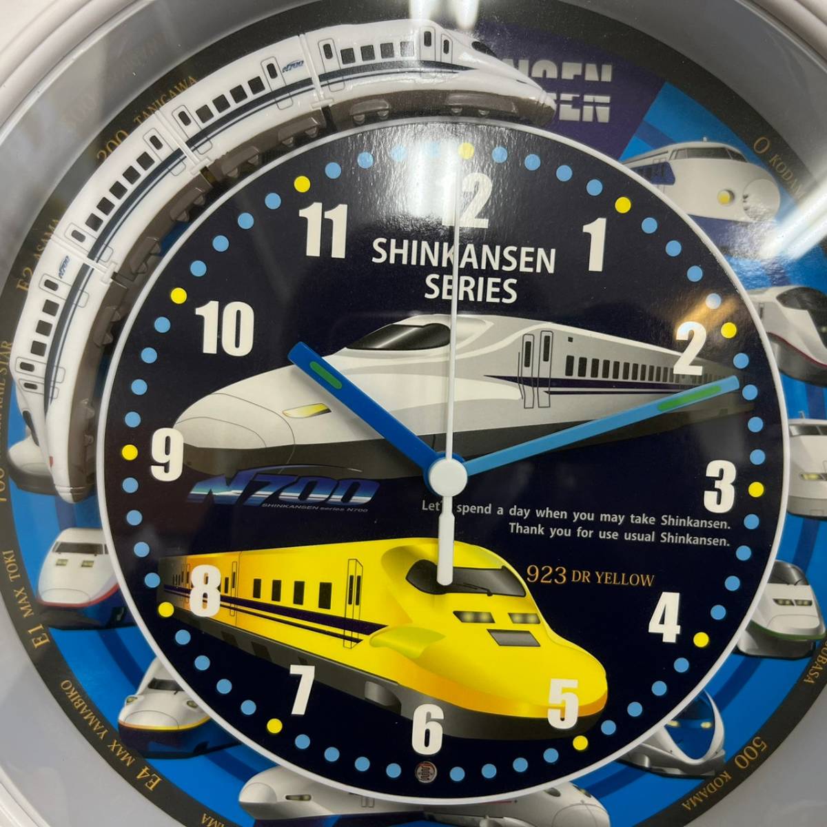 SRAダブルトレイン新幹線クロック壁掛け時計